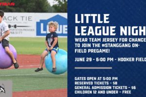 Little League Night: Doubleheader on June 29!