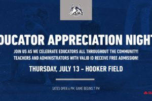 EDUCATOR APPRECIATION NIGHT: THURSDAY, JULY 13